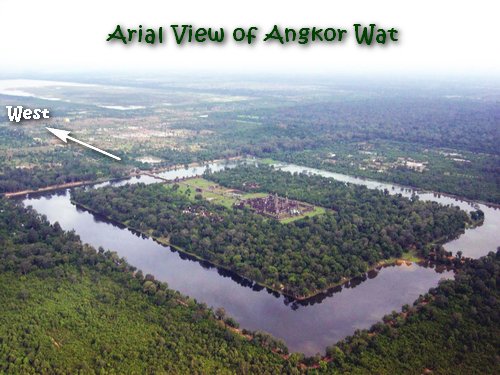 Arial View of Angkor Wat