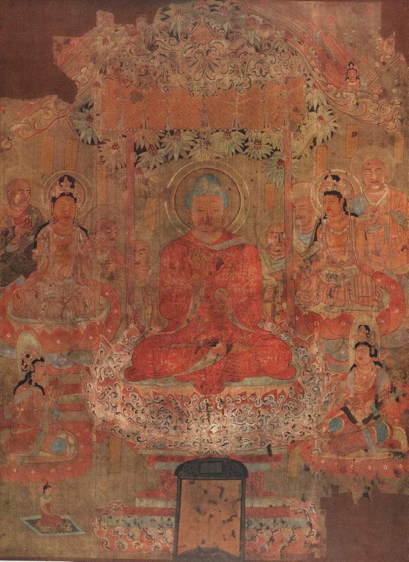 10 Amitābhā with Attendants