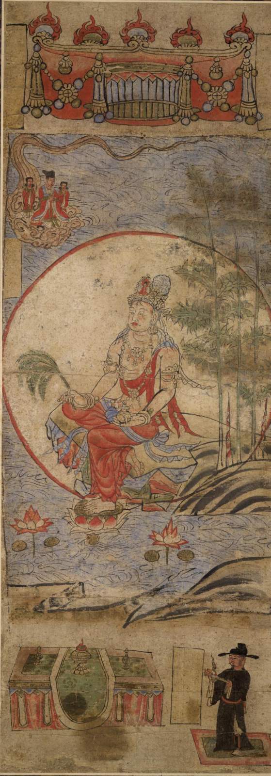 24a Paper Painting of Avalokiteśvara