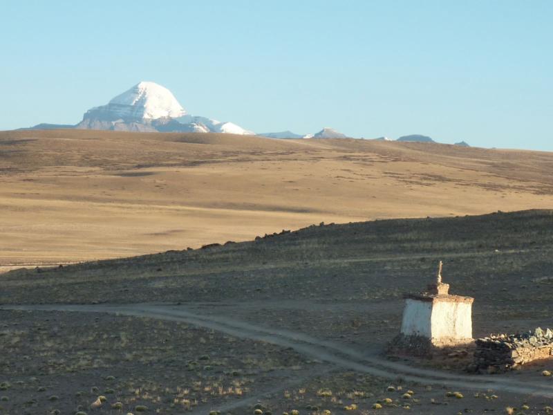 A First Glimpse of Mt Kailash