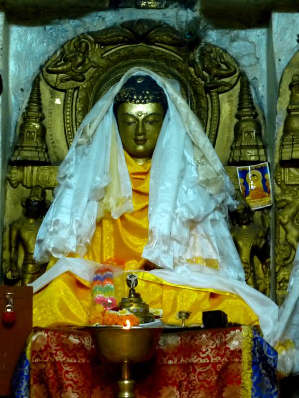 Buddha in Hindu Shrine