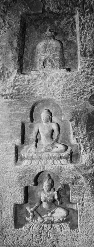 Cave 12, Panels with Chaitya