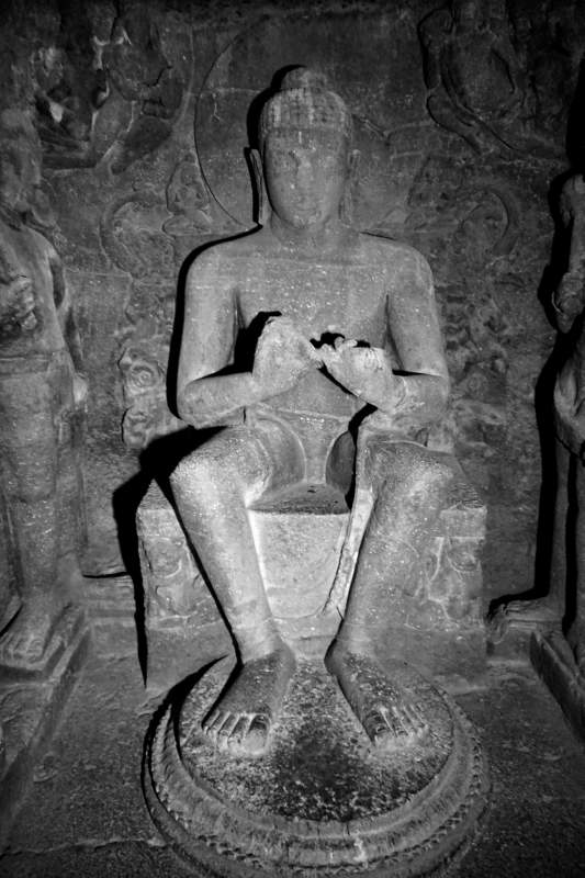 Cave 2, Buddha Sitting with Feet Down