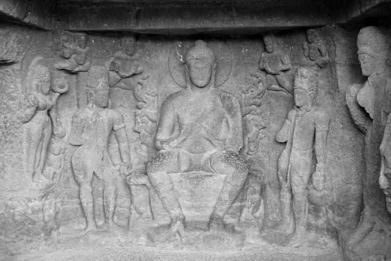 Cave 2, Buddha, Bodhisattvas and Devas