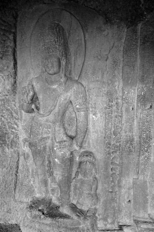 Cave 3, Bodhisattva with Female Child