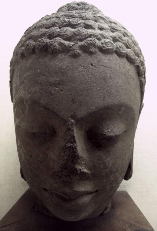 074 Buddha Head, 5c, Sarnath