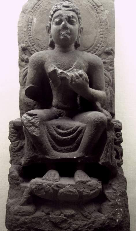078 Buddha Preaching, 5c, Sarnath