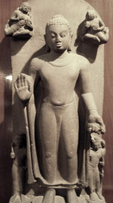 089 Buddha, Fearless Posture, 5c, Sarnath