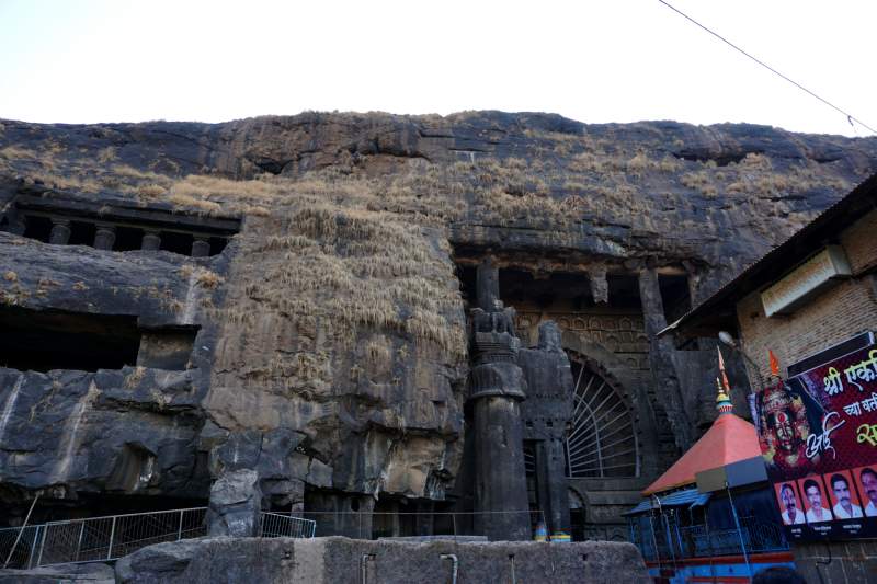 Chaitya Cave Front showing Encroachment