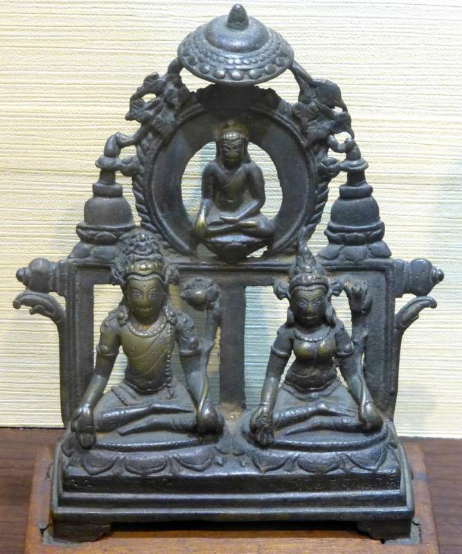 Buddha, Avalokiteshvara and Tara, Gaya