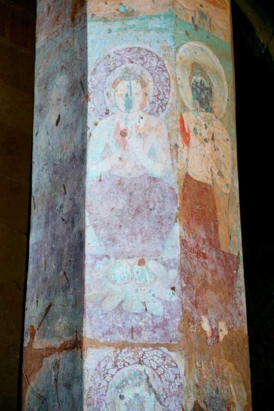 Faded Buddha on Lotus