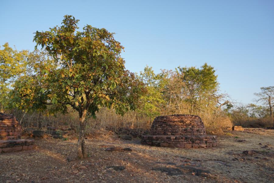 Stupas in the Grounds