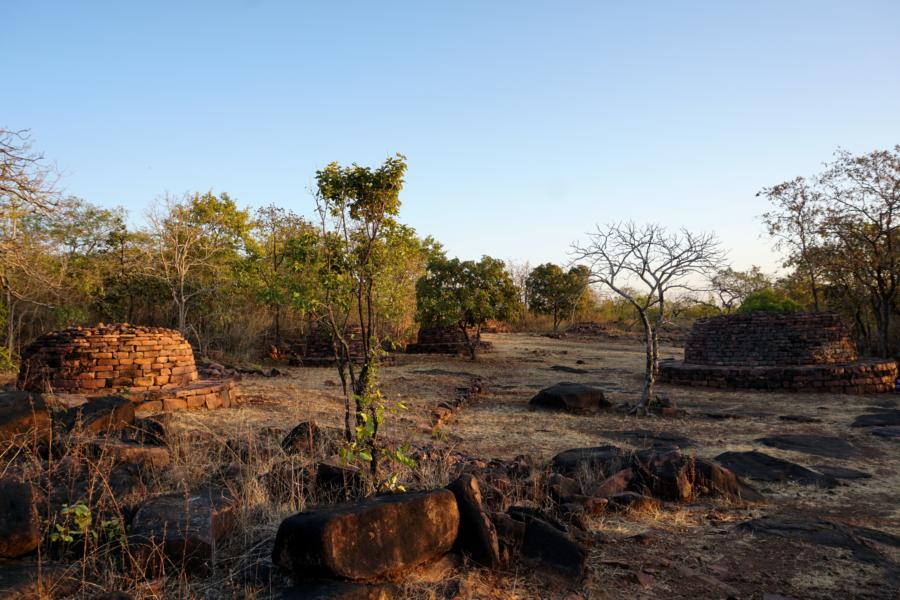 Stupas in the Grounds