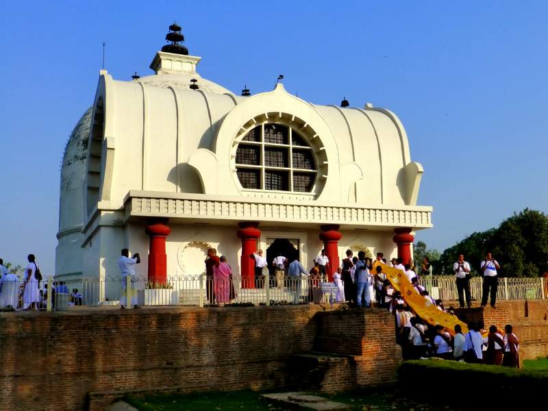 Parinirvana Temple from Front