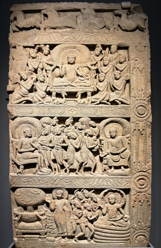 26 Five Scenes from Buddhas Life, Nāgārjunakoṇḍa