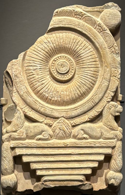 40 Dharma Wheel, possibly Ghantasala