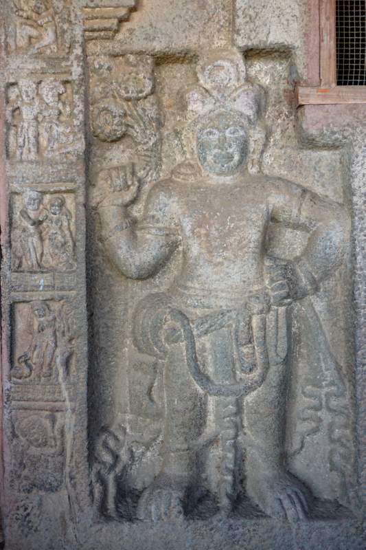 Cave 3, Dwarapala, Right