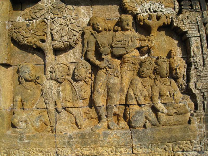 King Suddhodana and Queen Maya, Dancing Girls (detail 2)