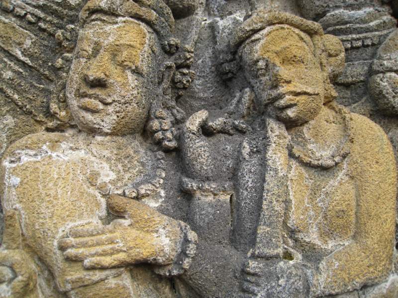 The Bodhisattva enters Queen Maya’s Womb, Brahmins (detail, far right)
