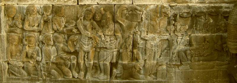 Divyavadana, South Wall, Panel 31 of 120, Mandhatar
