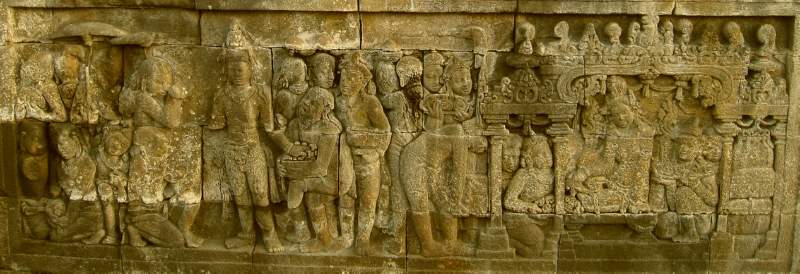 Divyavadana, South Wall, Panel 32 of 120, Mandhatar