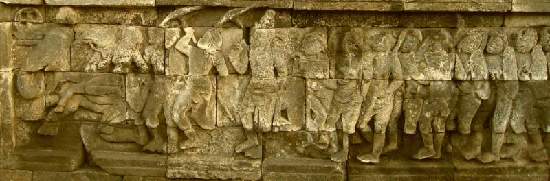 Divyavadana, South Wall, Panel 44 of 120, Mandhatar