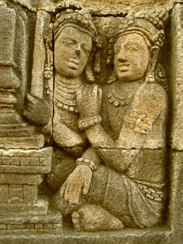 Divyavadana, West Wall, Panel 63 of 120 (detail, far right)