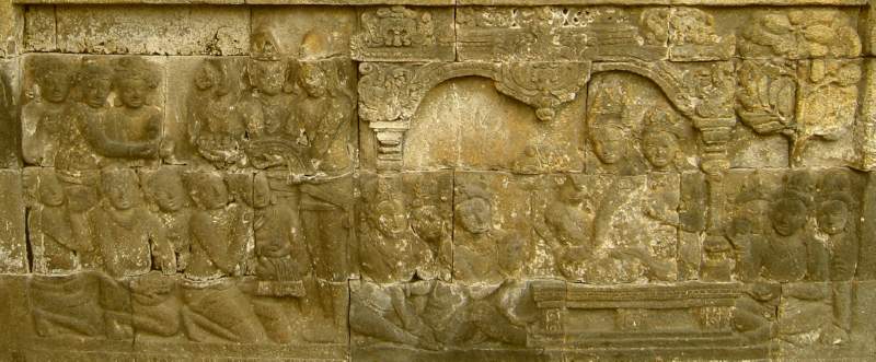 Divyavadana, West Wall, Panel 64 of 120, Rudrayana