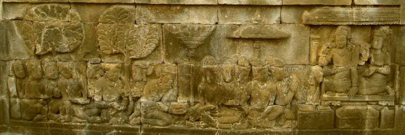 Divyavadana, West Wall, Panel 67 of 120, Rudrayana