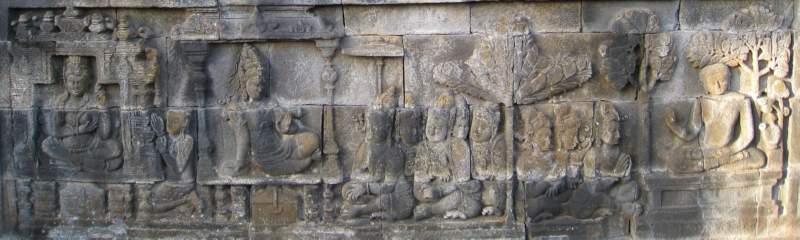 Divyavadana, North Wall, Panel 78 of 120, Rudrayana