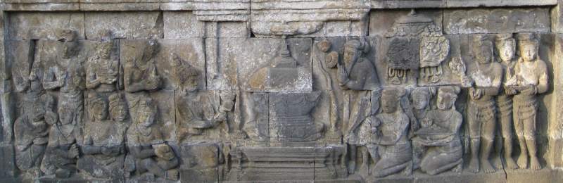 Divyavadana, North Wall, Panel 85 of 120, Rudrayana