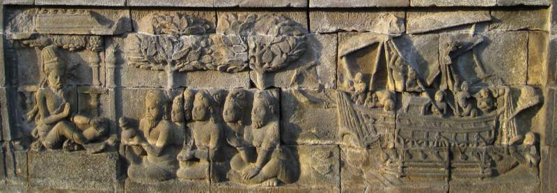 Divyavadana, North Wall, Panel 88 of 120, Rudrayana