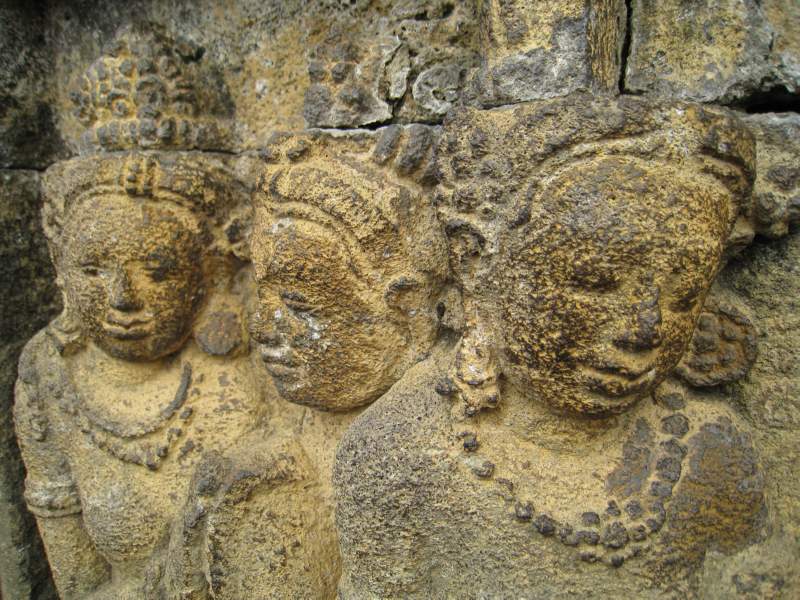 Divyavadana, East Wall, Panel 120 of 120 (detail, far left)