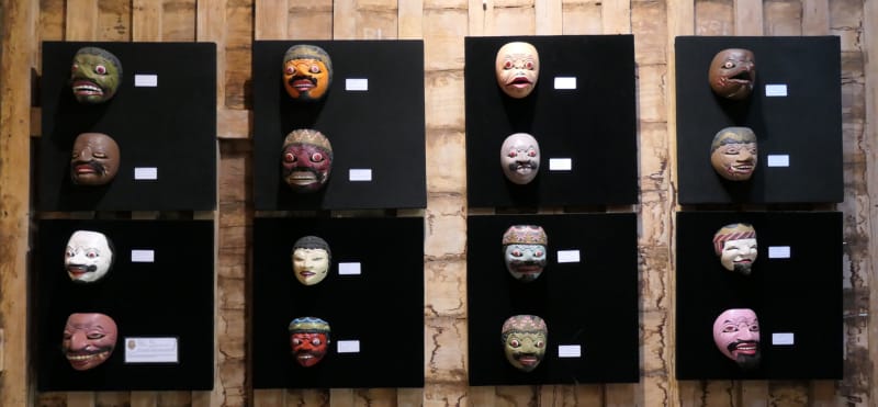 056 Masks on Wall