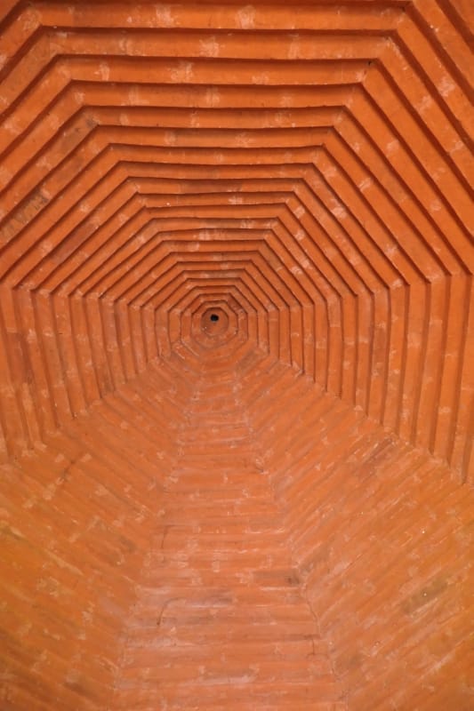 012 Brick Roof from the Inside