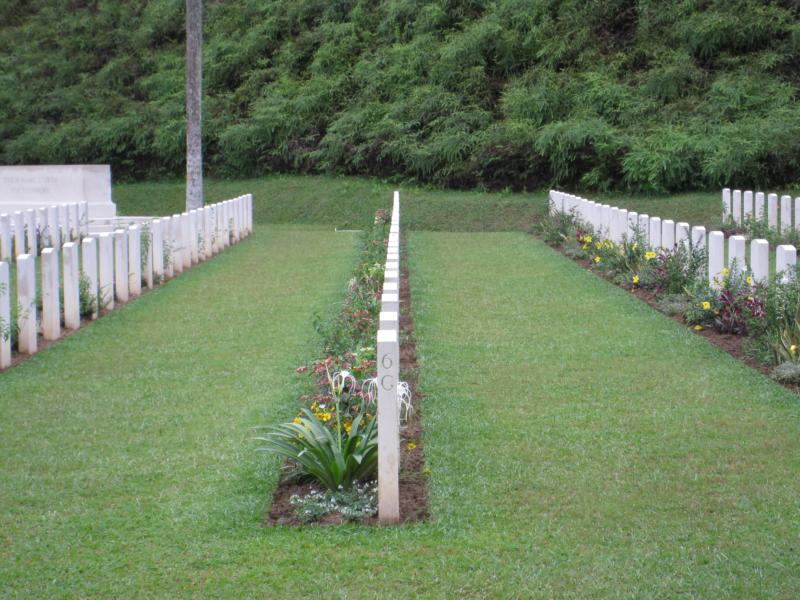 Rows of Gravestones