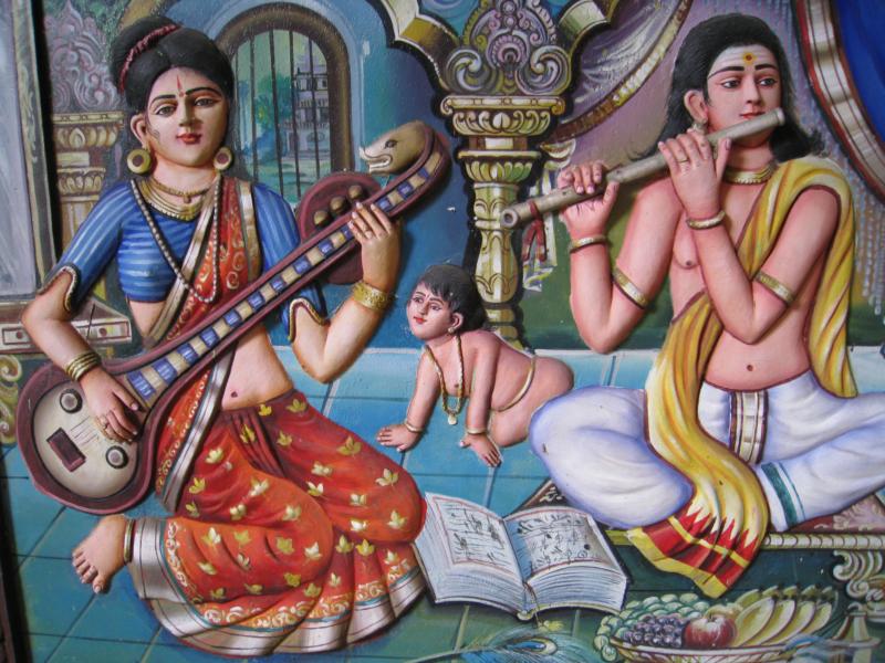 `The pipe is sweet, the lute is sweet,' say those who do not hear the sweet sound of their own children