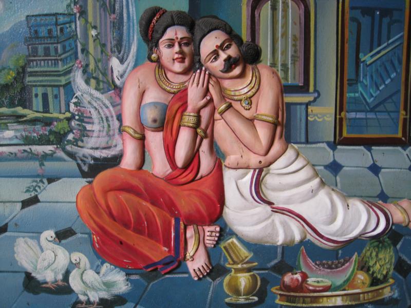 Is Visnu's Heaven as sweet as the arms of one's lover?