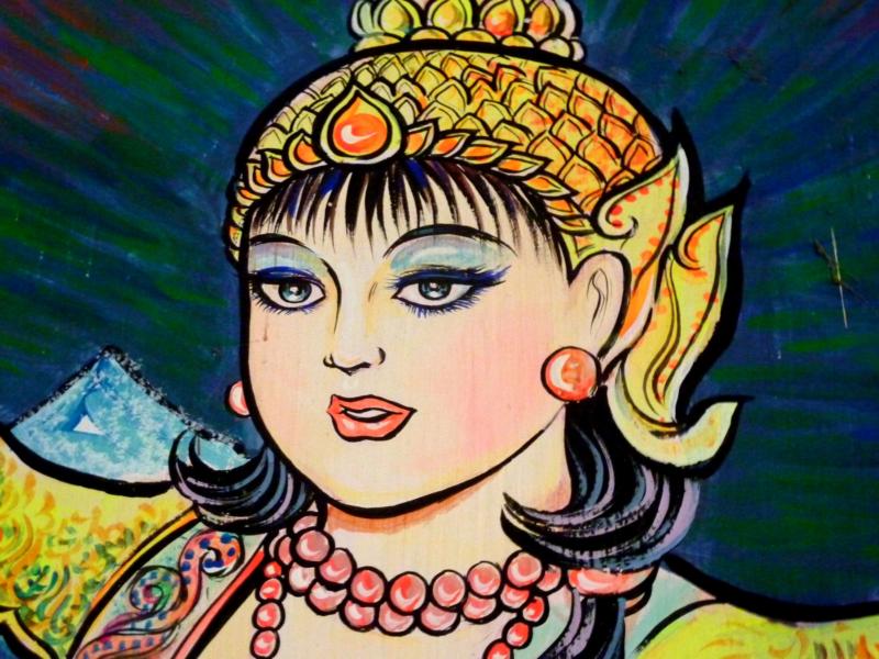 Sarasati Devi (detail)