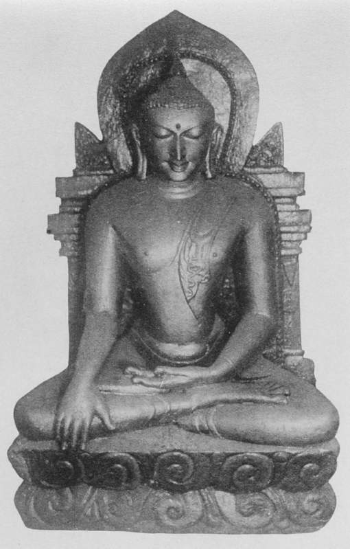 050c The Bodhisattva sits under the Tree of Wisdom