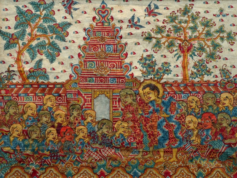 014 The Buddha founds the Bhikkhuni Sangha by Pande Sumantra