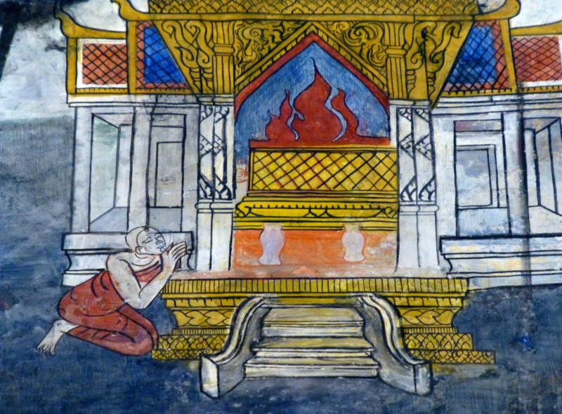Cremation of Lord Buddha