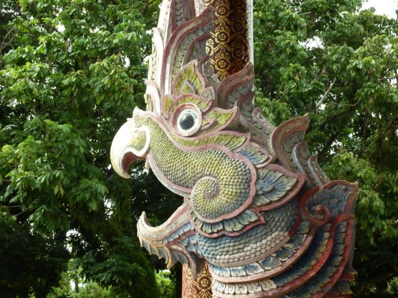 Naga with a Bird Beak on the Balustrade