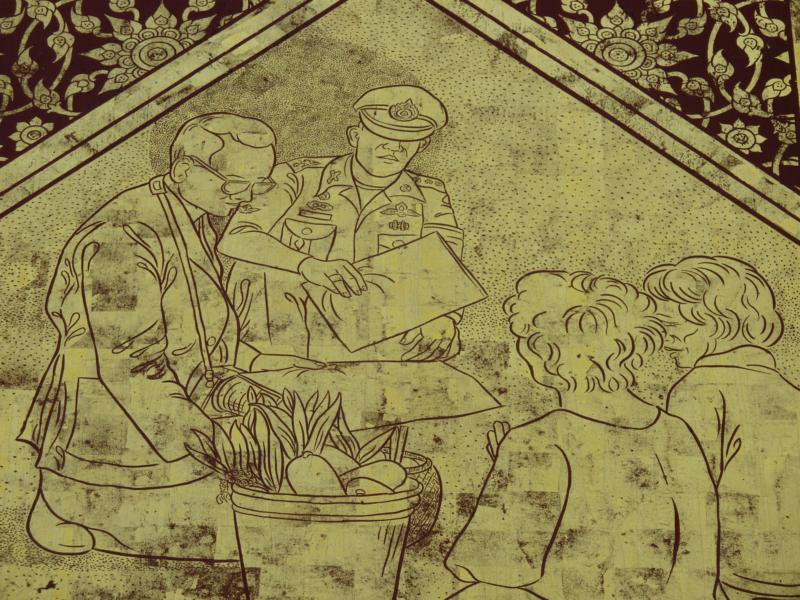 King with Farmers