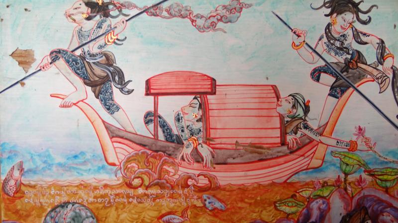 Going from Fang to Haripunchai along the River Ping (detail 1)