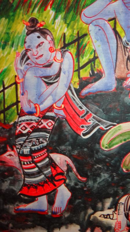 People became furious with Phra Yi Ba and were everywhere sorrowing (detail 1)