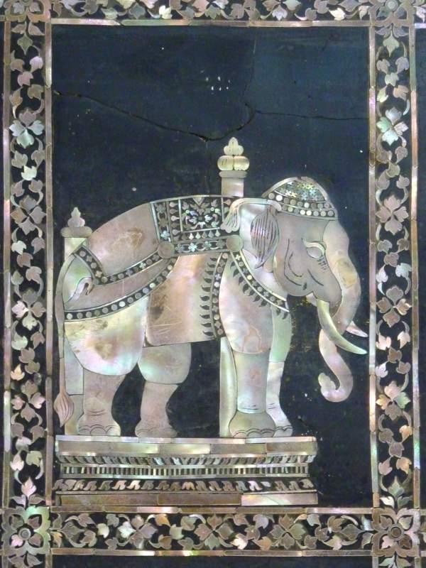 Mother of Pearl Elephant